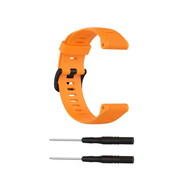 For Garmin Forerunner945 / fenix5 Plus / Approach S60 Monochrome Silicone Watch Band