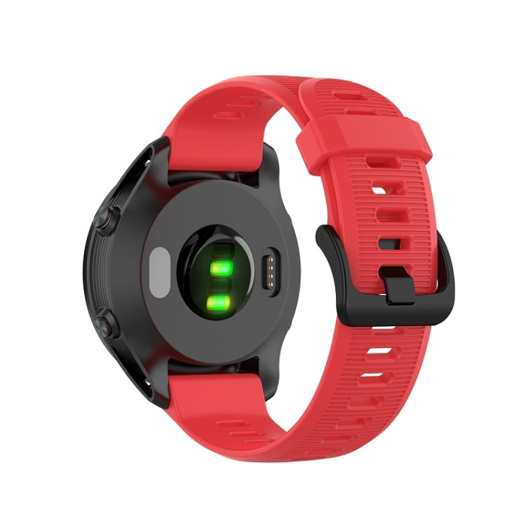 For Garmin Forerunner945 / fenix5 Plus / Approach S60 Monochrome Silicone Watch Band
