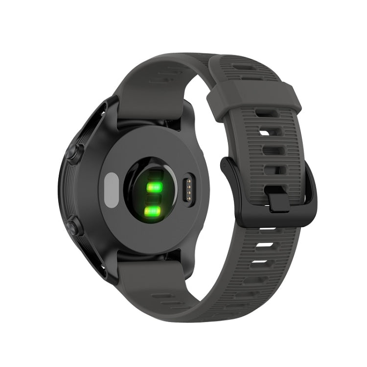 For Garmin Forerunner945 / fenix5 Plus / Approach S60 Monochrome Silicone Watch Band