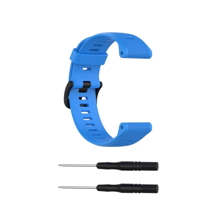 For Garmin Forerunner945 / fenix5 Plus / Approach S60 Monochrome Silicone Watch Band