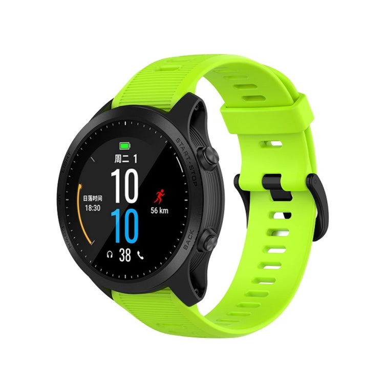For Garmin Forerunner945 / fenix5 Plus / Approach S60 Monochrome Silicone Watch Band