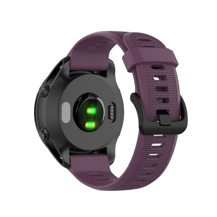 For Garmin Forerunner945 / fenix5 Plus / Approach S60 Monochrome Silicone Watch Band