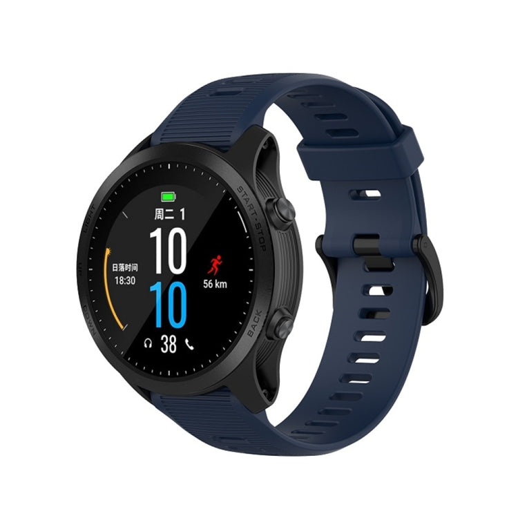 For Garmin Forerunner945 / fenix5 Plus / Approach S60 Monochrome Silicone Watch Band