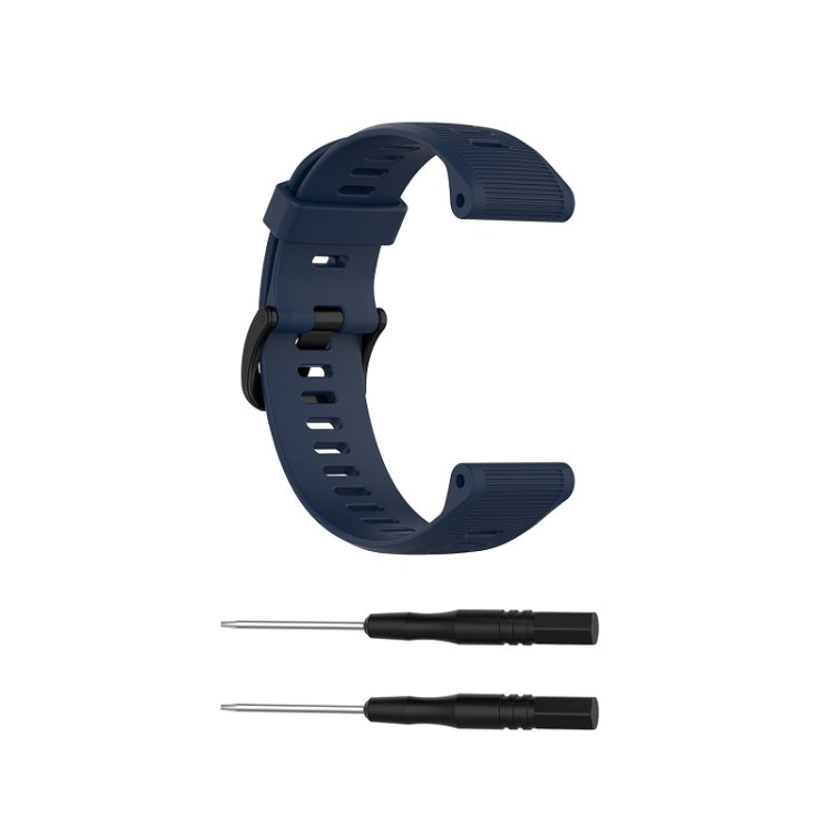 For Garmin Forerunner945 / fenix5 Plus / Approach S60 Monochrome Silicone Watch Band