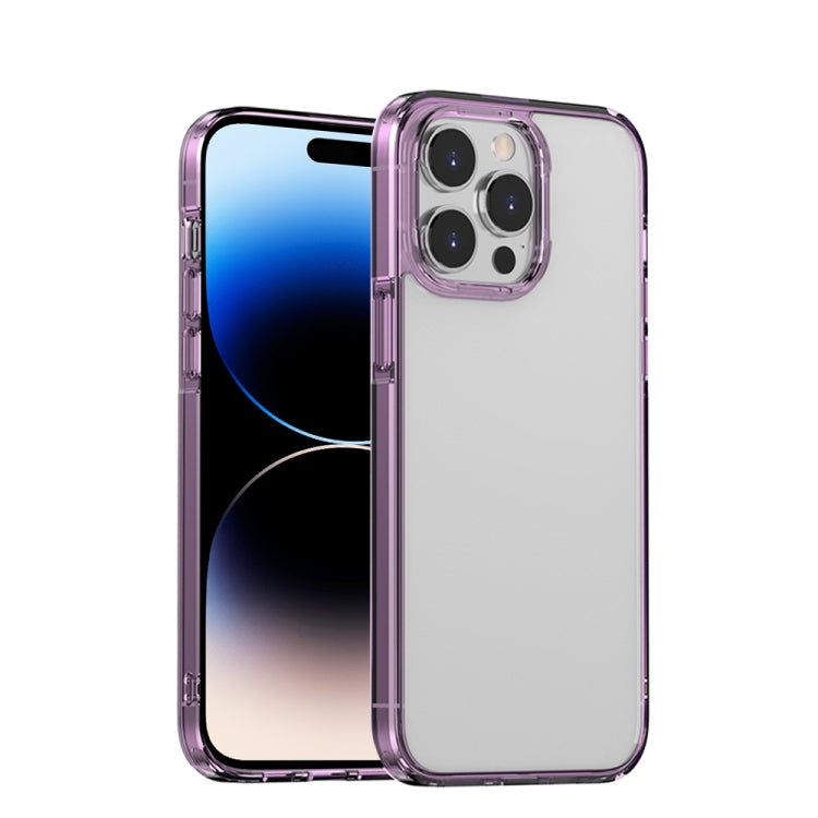 For iPhone 14 Pro PC + TPU Full Coverage Shockproof Phone Case