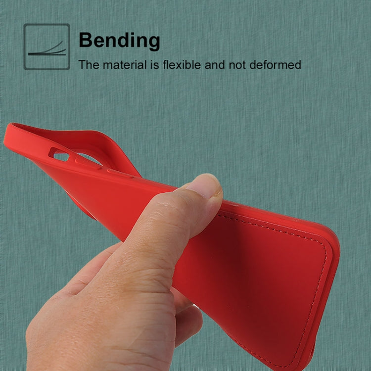 For iPhone 14 Pro Liquid Silicone Skin Feel Phone Case with Card Slot