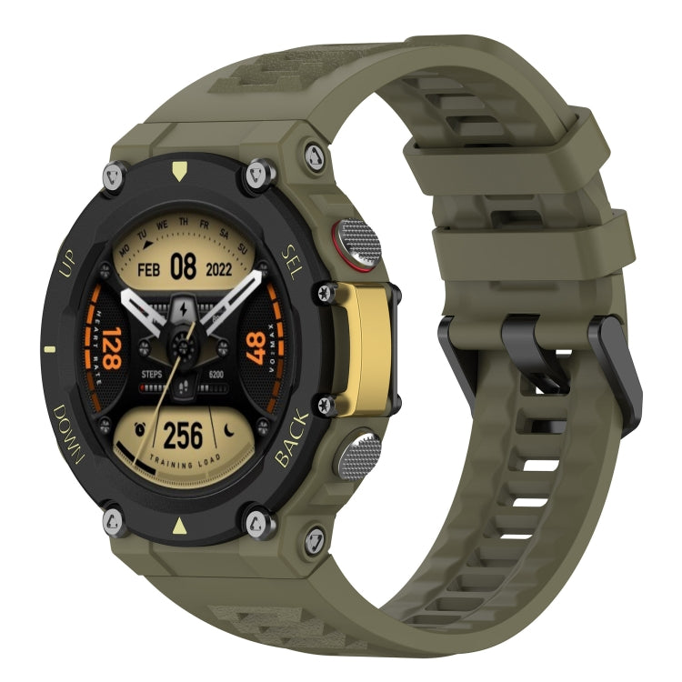 For Amazfit T-Rex 2 Silicone Leisure Watch Band