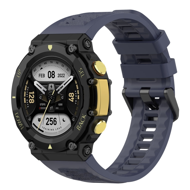 For Amazfit T-Rex 2 Silicone Leisure Watch Band
