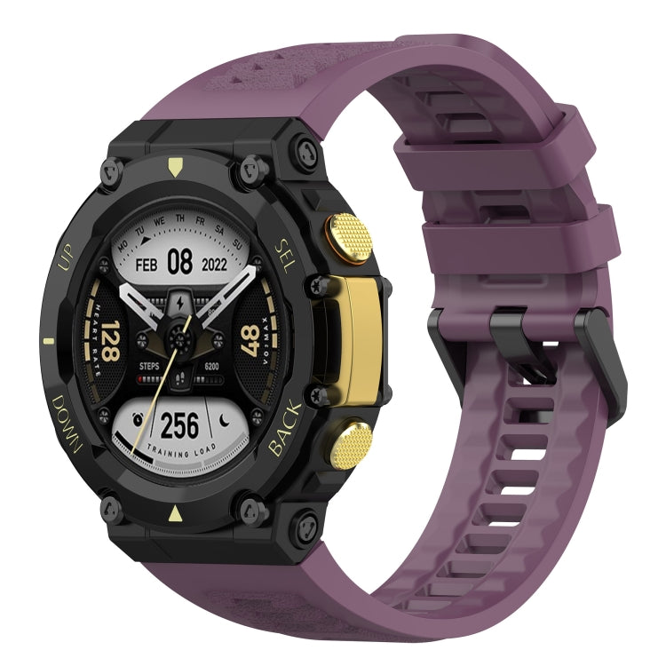For Amazfit T-Rex 2 Silicone Leisure Watch Band