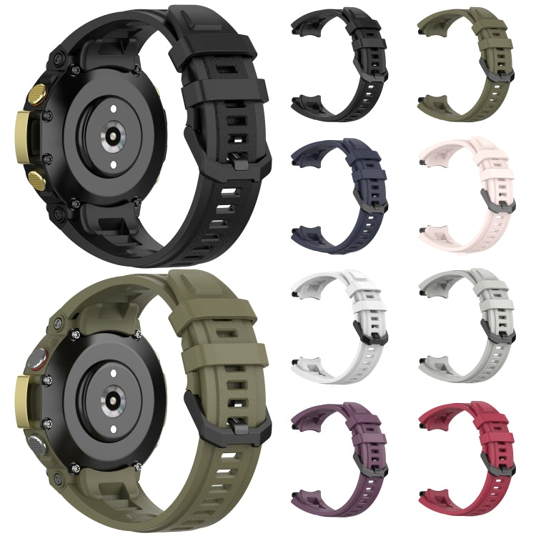 For Amazfit T-Rex 2 Silicone Leisure Watch Band