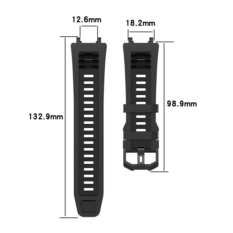 For Amazfit T-Rex 2 Silicone Leisure Watch Band