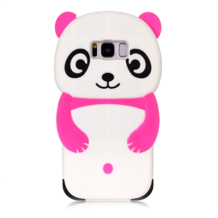Cute Panda Patterned 3D Silicone Shell Case for Samsung Galaxy S8 / G950