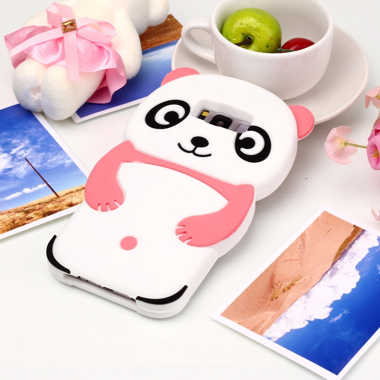 Cute Panda Patterned 3D Silicone Shell Case for Samsung Galaxy S8 / G950