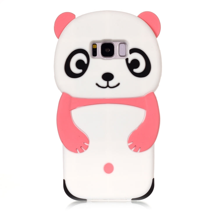 Cute Panda Patterned 3D Silicone Shell Case for Samsung Galaxy S8 / G950