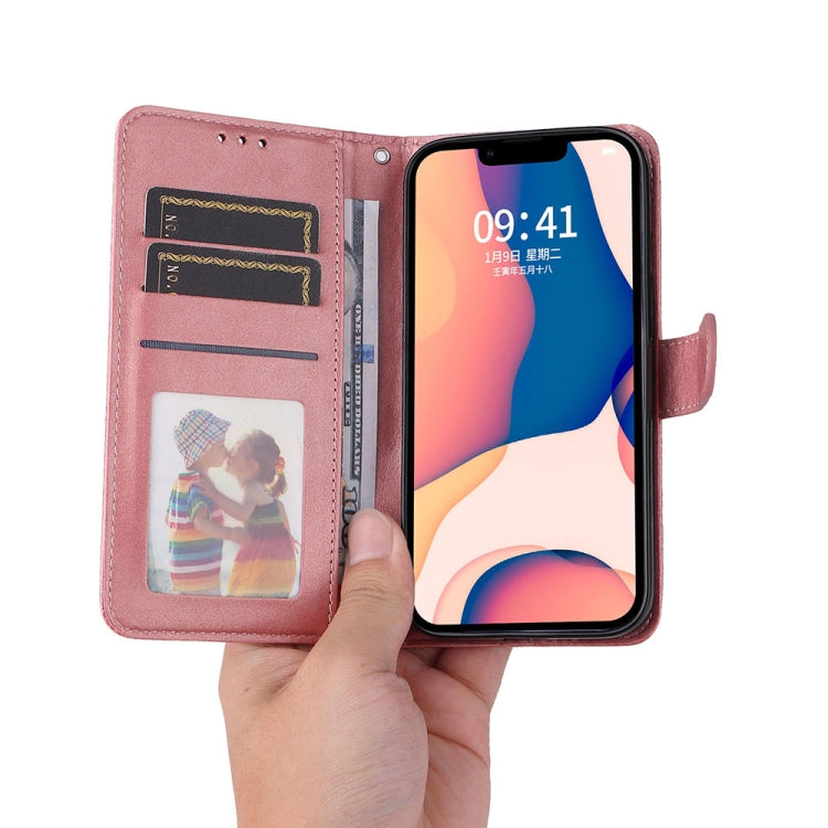 For iPhone 14 JSM Calf Texture Leather Phone Case