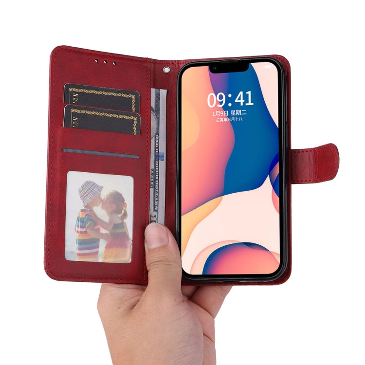For iPhone 14 JSM Calf Texture Leather Phone Case