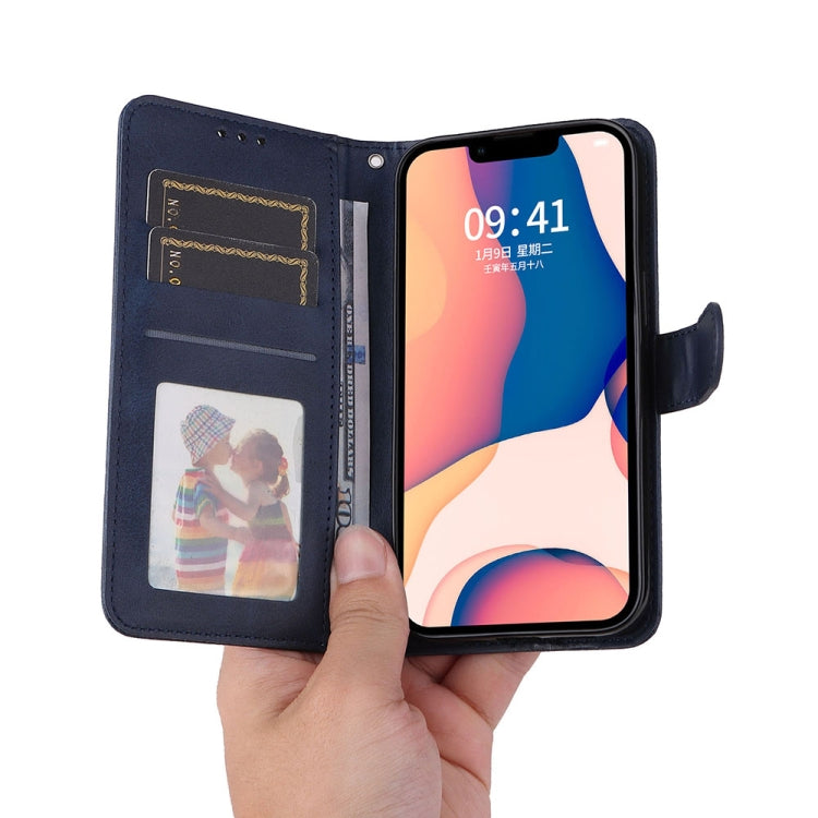 For iPhone 14 JSM Calf Texture Leather Phone Case