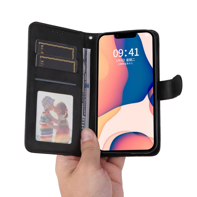 For iPhone 14 Plus JSM Calf Texture Leather Phone Case