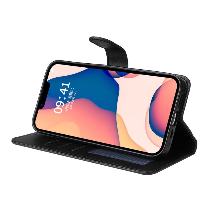 For iPhone 14 Plus JSM Calf Texture Leather Phone Case