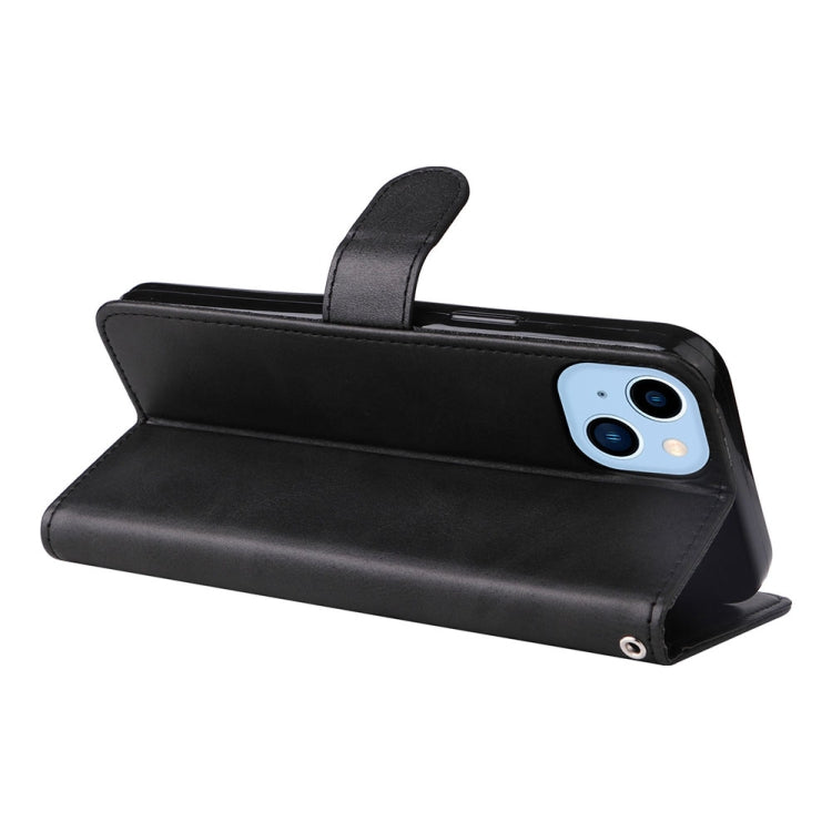 For iPhone 14 Plus JSM Calf Texture Leather Phone Case