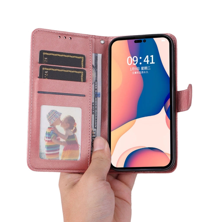 For iPhone 14 Pro JSM Calf Texture Leather Phone Case