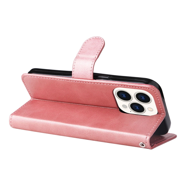For iPhone 14 Pro JSM Calf Texture Leather Phone Case