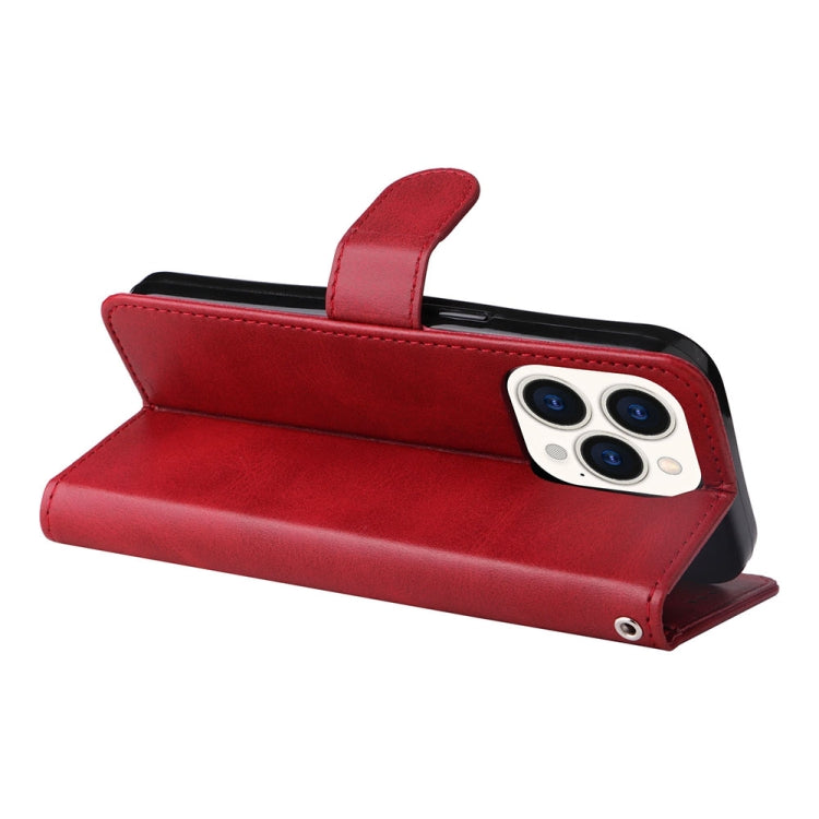 For iPhone 14 Pro JSM Calf Texture Leather Phone Case