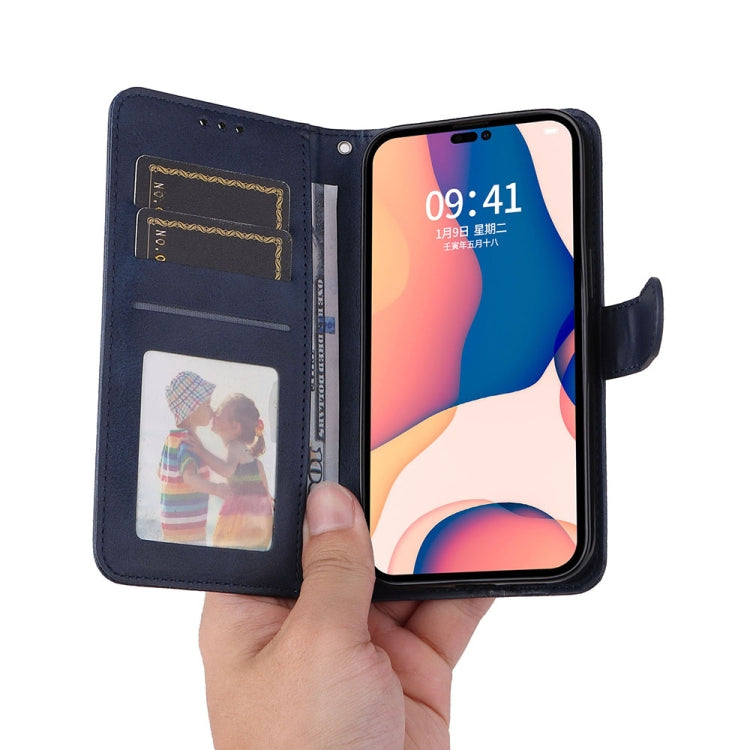 For iPhone 14 Pro JSM Calf Texture Leather Phone Case