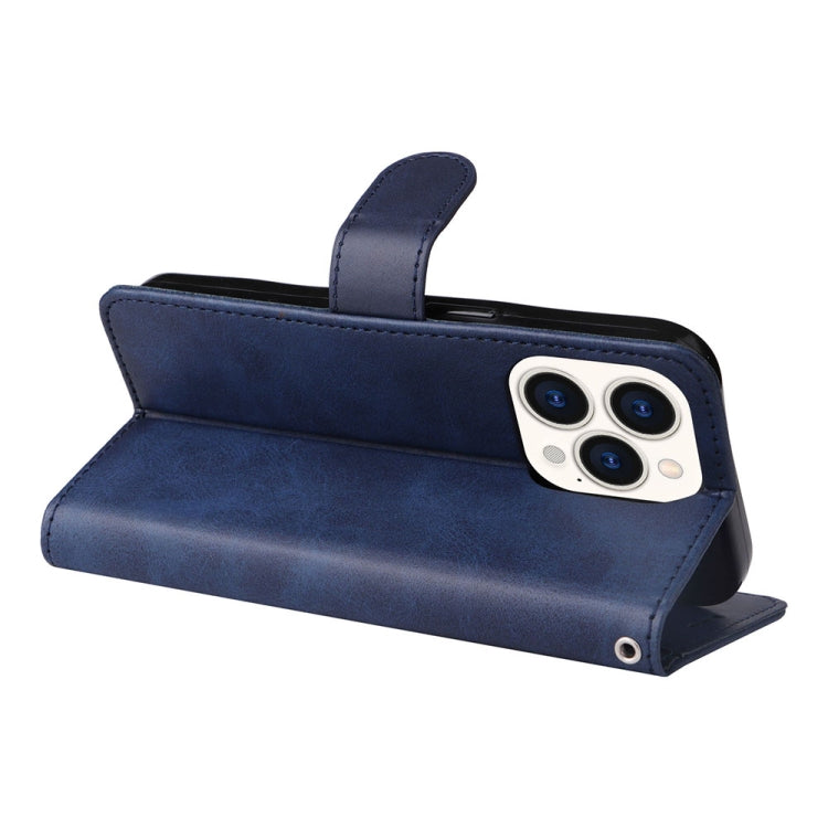 For iPhone 14 Pro JSM Calf Texture Leather Phone Case