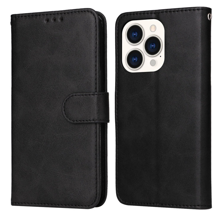 For iPhone 14 Pro JSM Calf Texture Leather Phone Case