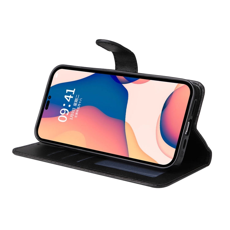 For iPhone 14 Pro JSM Calf Texture Leather Phone Case