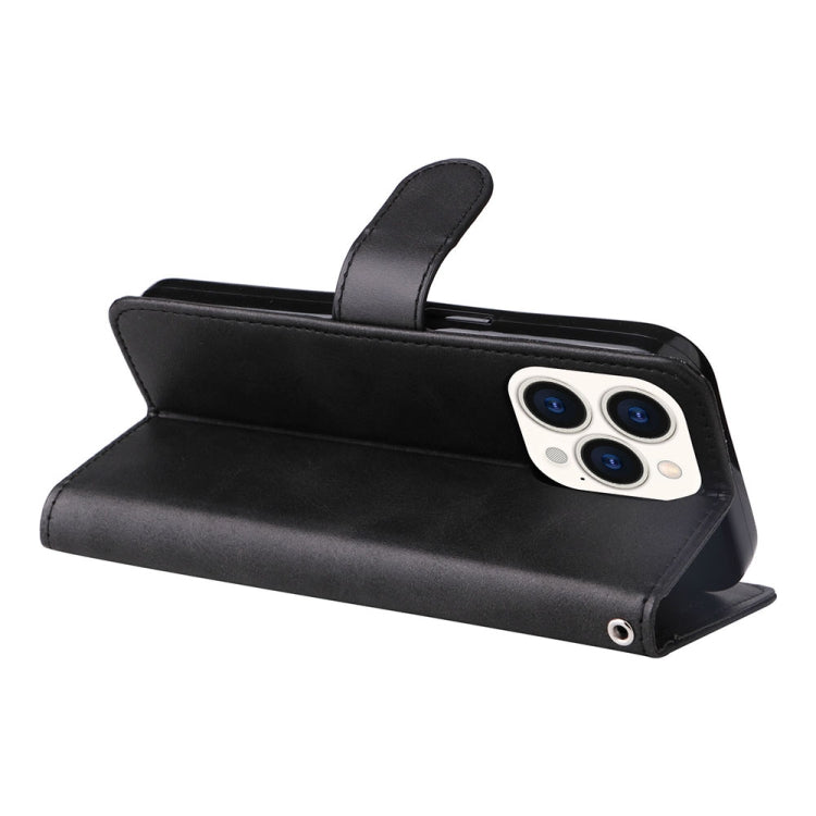 For iPhone 14 Pro JSM Calf Texture Leather Phone Case
