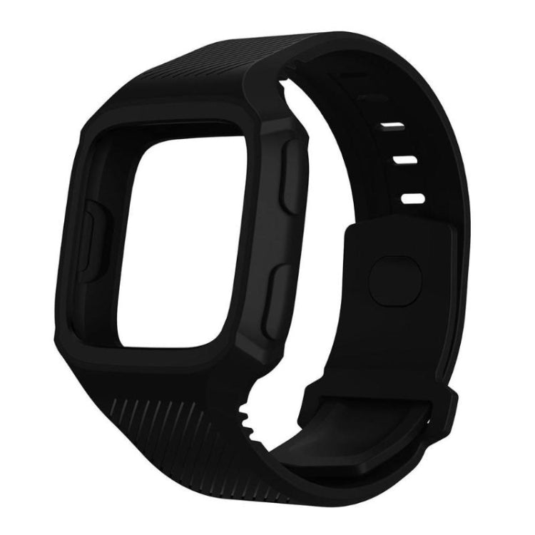For Fitbit Versa Integrated Protection Silicone Watch Band