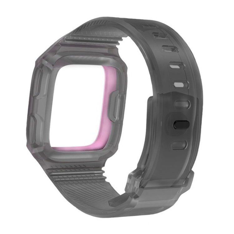For Fitbit Versa Integrated Protection Silicone Watch Band