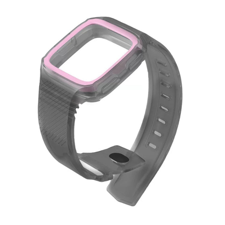 For Fitbit Versa Integrated Protection Silicone Watch Band