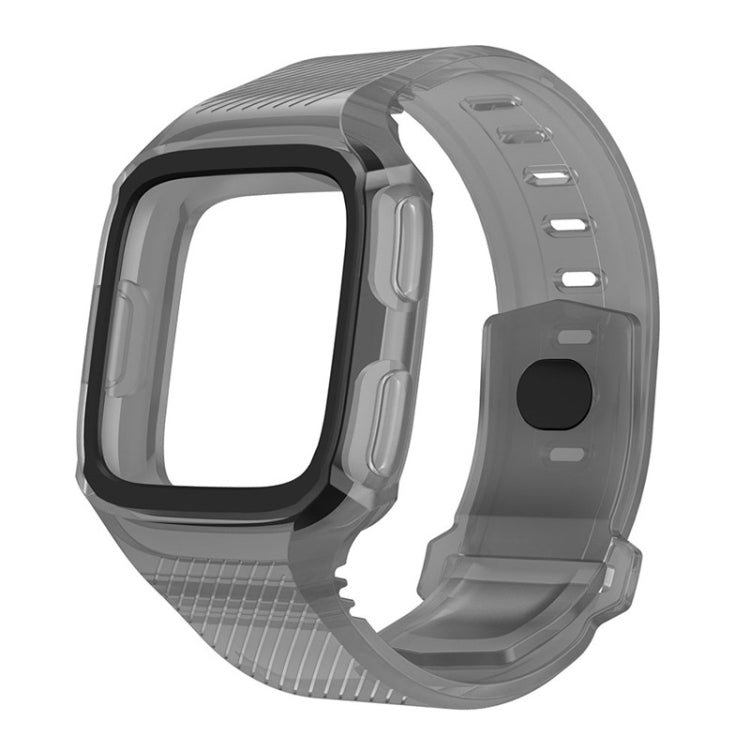 For Fitbit Versa Integrated Protection Silicone Watch Band