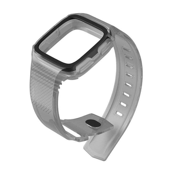 For Fitbit Versa Integrated Protection Silicone Watch Band