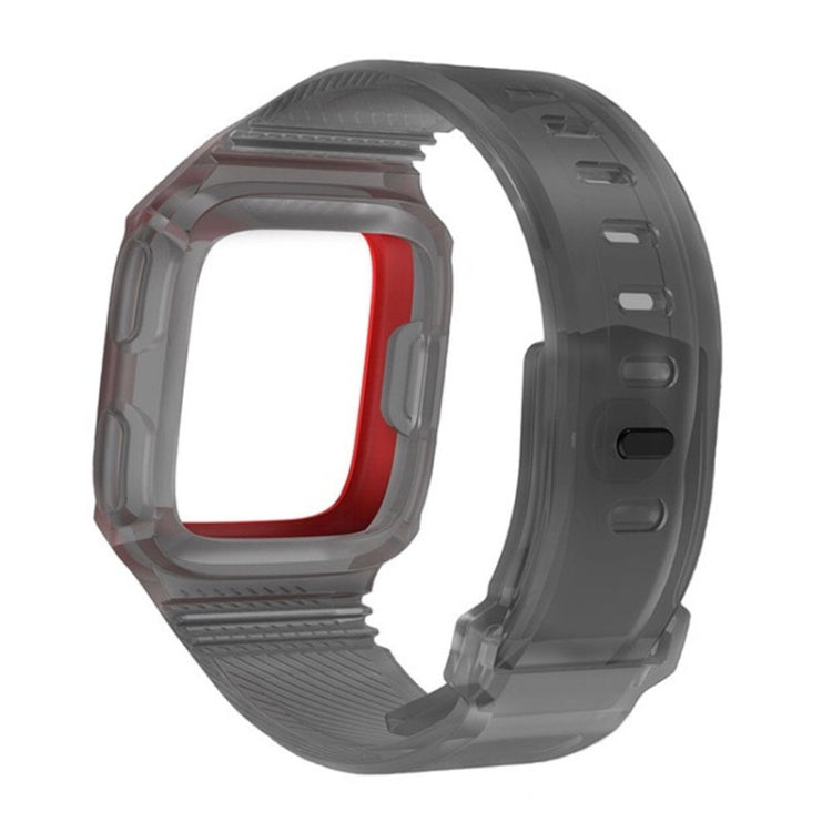 For Fitbit Versa Integrated Protection Silicone Watch Band