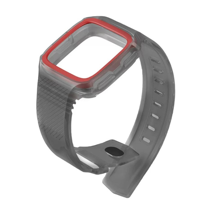 For Fitbit Versa Integrated Protection Silicone Watch Band