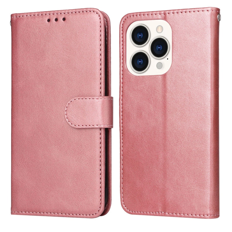For iPhone 14 Pro Max JSM Calf Texture Leather Phone Case