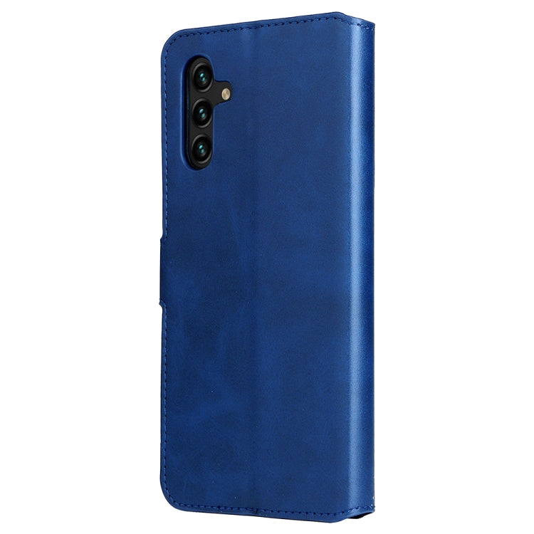 For Samsung Galaxy A13 5G JUNSUNMAY Calf Texture Leather Phone Case