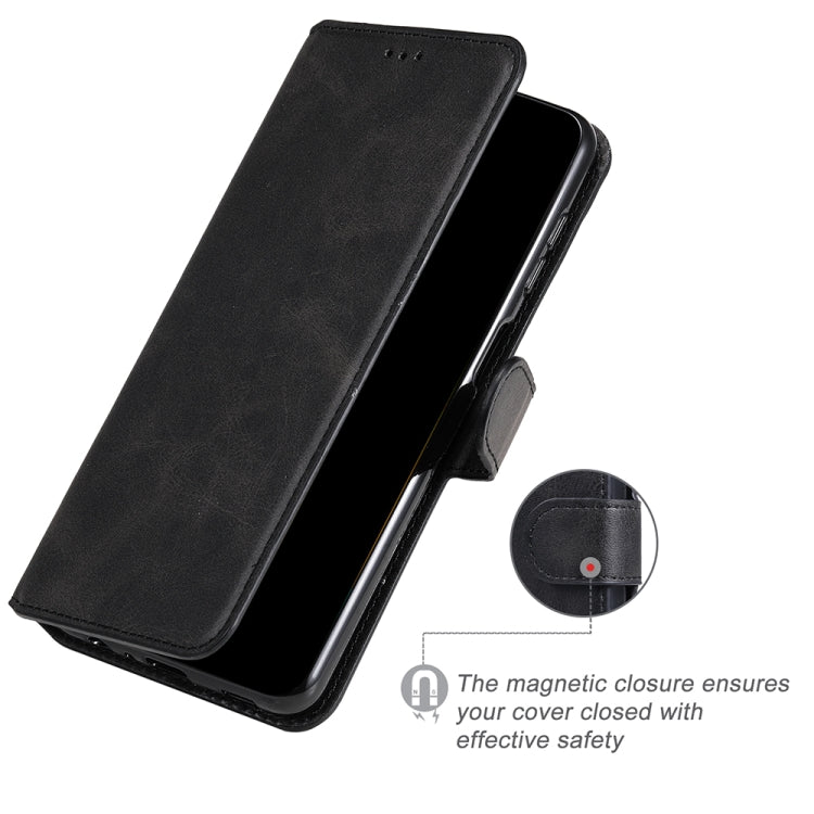 For Samsung Galaxy A13 5G JUNSUNMAY Calf Texture Leather Phone Case