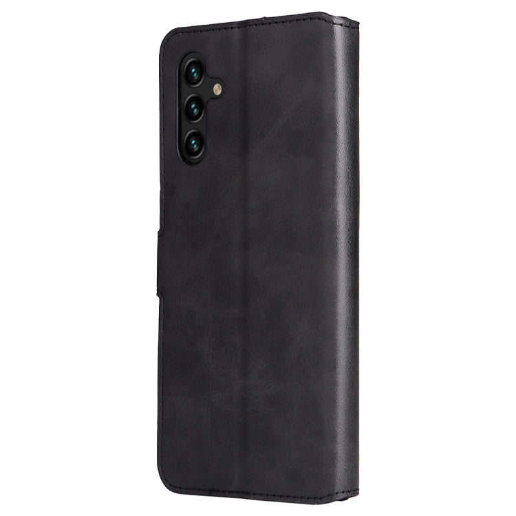 For Samsung Galaxy A13 5G JUNSUNMAY Calf Texture Leather Phone Case