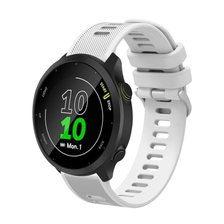 For Garminmove 3 20mm Silicone Twill Watch Band