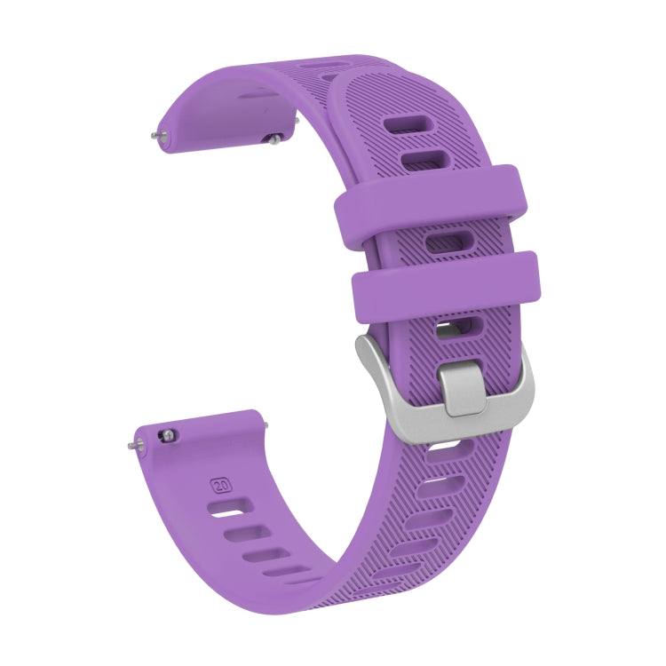 For Garminmove Luxe 20mm Silicone Twill Watch Band