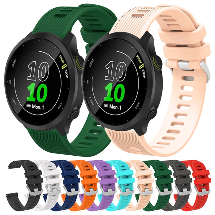 For Garminmove Luxe 20mm Silicone Twill Watch Band