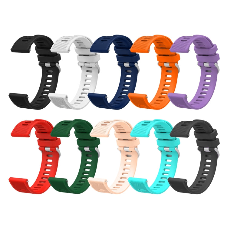 For Amazfit GTS 3 20mm Silicone Twill Watch Band