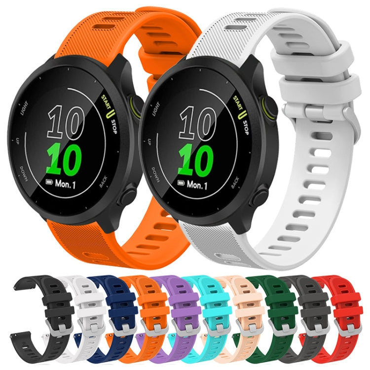 For Amazfit GTS 2E 20mm Silicone Twill Watch Band