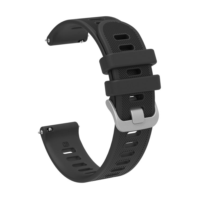 For Amazfit GTS 2 20mm Silicone Twill Watch Band