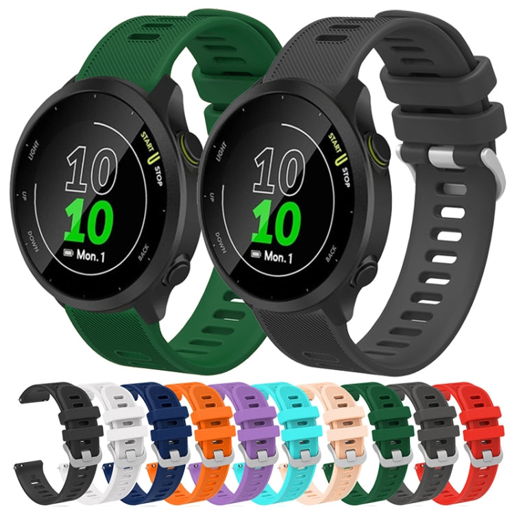 For Amazfit Pop Pro 20mm Silicone Twill Watch Band